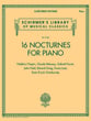 16 Nocturnes for Piano piano sheet music cover